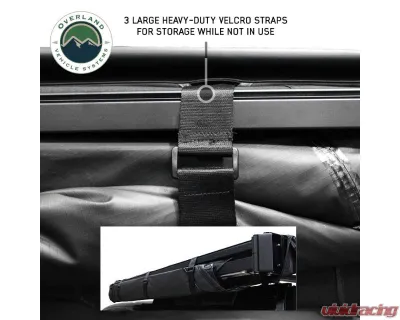 Overland Vehicle System XD Nomadic 270 Awning W/Lights & Black Out Passenger Side - No Brackets - 18179919