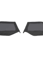 Overland Vehicle System Pair Replacement Soft Upper Doors Tinted Jeep Wrangler 1997-2006                                     - 14019935T - Image 2