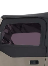 Overland Vehicle System Pair Replacement Soft Upper Doors Tinted Jeep Wrangler 1997-2006                                     - 14019935T - Image 2