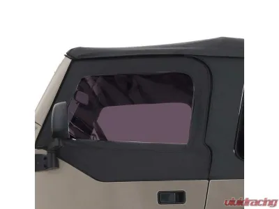 Overland Vehicle System Pair Replacement Soft Upper Doors Tinted Jeep Wrangler 1997-2006 - 14019935T