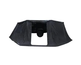 Overland Vehicle System XD Nomadic 180 Awning Wall w/ Door & Windows, Universal Black Body Black Trim w/ Storage Bag