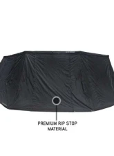 Overland Vehicle System XD Nomadic 180 Awning Wall w/ Door & Windows, Universal Black Body Black Trim w/ Storage Bag                                     - 18159929 - Image 2