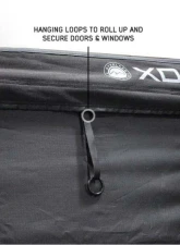 Overland Vehicle System XD Nomadic 180 Awning Wall w/ Door & Windows, Universal Black Body Black Trim w/ Storage Bag                                     - 18159929 - Image 10