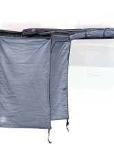Overland Vehicle System HD Nomadic Shower Quick Deploying Double Shower, 42inch x 84inch Grey Body Green Trim w/ Black Travel Bag                                     - 18199910 - Image 4
