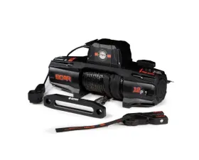 Overland Vehicle System SCAR 20P 20,000 lb. Winch w/ Synthetic Rope & Wireless Remote