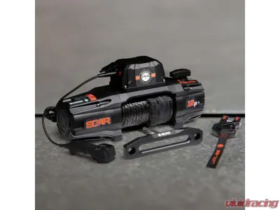 Overland Vehicle System SCAR 20P 20,000 lb. Winch w/ Synthetic Rope & Wireless Remote - 19209901