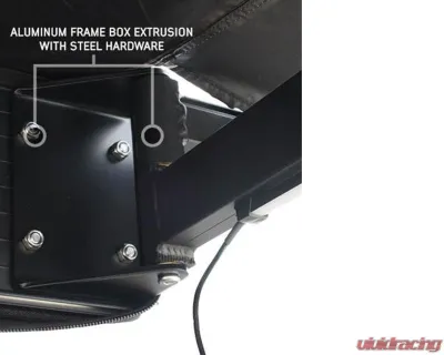 Overland Vehicle System XD Nomadic 180 Awning, Universal Fit, Black Body & Trim, Includes Travel Bag - 19609927