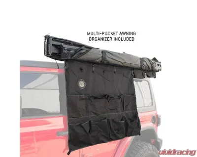 Overland Vehicle System XD Nomadic 180 Awning, Universal Fit, Black Body & Trim, Includes Travel Bag - 19609927