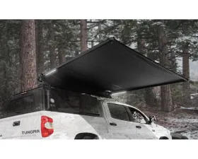 Overland Vehicle System XD Nomadic 2.0 Awning w/ Lights & Black Out, 6.5' Long Black Body Black Trim & Black Travel Cover