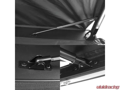 Overland Vehicle System XD Nomadic 2.0 Awning w/ Lights & Black Out, 6.5' Long Black Body Black Trim & Black Travel Cover - 19690011