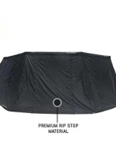 Overland Vehicle System XD Nomadic 270 Awning Wall 1 w/ Black Out, Driver Side Grey Hex Black Trim w/ Storage Bag                                     - 19690023 - Image 3