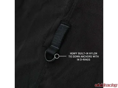 Overland Vehicle System XD Nomadic 270 Awning Wall 1 w/ Black Out, Driver Side Grey Hex Black Trim w/ Storage Bag - 19690023