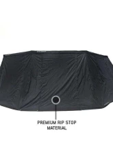 Overland Vehicle System XD Nomadic 270 Awning Wall 1 w/ Black Out, Passenger Side Grey Hex Black Trim w/ Storage Bag                                     - 19690024 - Image 3