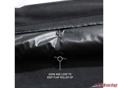 Overland Vehicle System XD Nomadic 270 Awning Wall 1 w/ Black Out, Passenger Side Grey Hex Black Trim w/ Storage Bag - 19690024