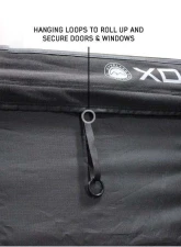 Overland Vehicle System XD Nomadic 270 Awning Wall 1 w/ Black Out, Passenger Side Grey Hex Black Trim w/ Storage Bag                                     - 19690024 - Image 10