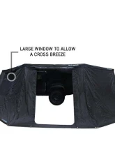 Overland Vehicle System XD Nomadic 270 Awning Wall 2 w/ Black Out, Driver Side Grey Hex Black Trim w/ Storage Bag                                     - 19690025 - Image 2