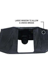 Overland Vehicle System XD Nomadic 270 Awning Wall 2 w/ Black Out, Passenger Side Grey Hex Black Trim w/ Storage Bag                                     - 19690026 - Image 2