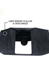 Overland Vehicle System XD Nomadic 270 Awning Wall 3 w/ Black Out, Driver Side Grey Hex Black Trim w/ Storage Bag                                     - 19690027 - Image 2
