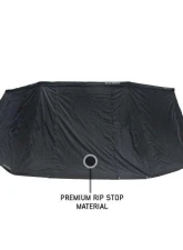 Overland Vehicle System XD Nomadic 270 Awning Wall 3 w/ Black Out, Driver Side Grey Hex Black Trim w/ Storage Bag                                     - 19690027 - Image 3