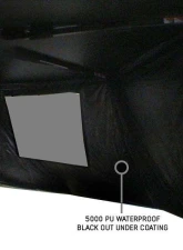 Overland Vehicle System XD Nomadic 270 Awning Wall 3 w/ Black Out, Driver Side Grey Hex Black Trim w/ Storage Bag                                     - 19690027 - Image 5