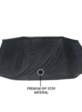 Overland Vehicle System XD Nomadic 270 Awning Wall 3 w/ Black Out, Passenger Side Grey Hex Black Trim w/ Storage Bag                                     - 19690028 - Image 3