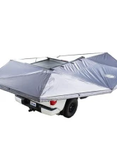 Overland Vehicle System Driver Side XD Nomadic 270 Awning with Lights, Black Out Grey Hex, Black Trim                                     - 19690021 - Image 15