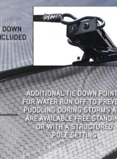 Overland Vehicle System Driver Side XD Nomadic 270 Awning with Lights, Black Out Grey Hex, Black Trim                                     - 19690021 - Image 5