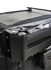 Overland Vehicle System Driver Side XD Nomadic 270 Awning with Lights, Black Out Grey Hex, Black Trim                                     - 19690021 - Image 13