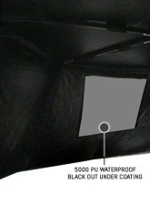 Overland Vehicle System XD Nomadic 270 Awning with Black Out Wall Kit, Grey Hex Black Trim, Passenger Side                                     - 19690030 - Image 5