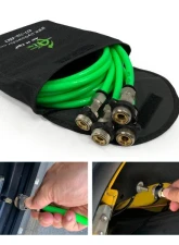 Overland Vehicle System Black Engine Mount w/ Box, Fittings, Hoses & Storage Bag 4 Tire Inflation System Jeep Wrangler | Wrangler Unlimited 2007-2018                                     - 210-0717 - Image 8