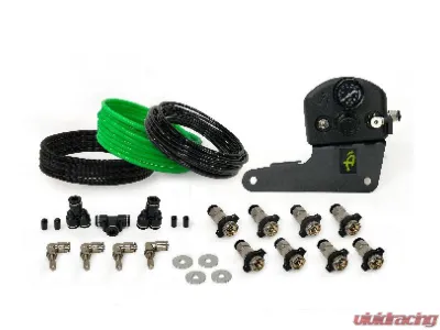 Overland Vehicle System Black Engine Mount w/ Box, Fittings, Hoses & Storage Bag 4 Tire Inflation System Jeep Wrangler | Wrangler Unlimited 2007-2018 - 210-0717