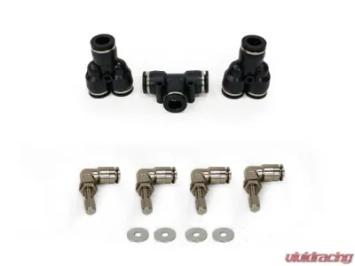 Overland Vehicle System Black Engine Mount w/ Box, Fittings, Hoses & Storage Bag 4 Tire Inflation System Jeep Wrangler | Wrangler Unlimited 2007-2018 - 210-0717