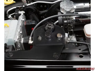 Overland Vehicle System Black Engine Mount w/ Box, Fittings, Hoses & Storage Bag 4 Tire Inflation System Jeep Wrangler | Wrangler Unlimited 2007-2018 - 210-0717