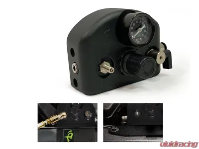 Overland Vehicle System Black Engine Mount w/ Box, Fittings, Hoses & Storage Bag 4 Tire Inflation System Jeep Wrangler | Wrangler Unlimited 2007-2018 - 210-0717