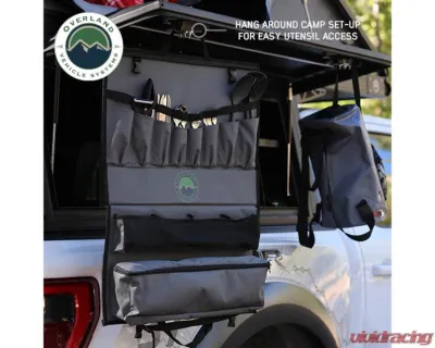 Overland Vehicle Systems 24 Piece Cooking and Utensil Kit with Hanging Carrying Case - 21010505