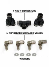 Overland Vehicle System Black 4 Tire Inflation System Jeep Wrangler JL & JLU 2018-2025                                     - 218-1819 - Image 2