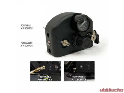 Overland Vehicle System Black 4 Tire Inflation System Jeep Wrangler JL & JLU 2018-2025 - 218-1819