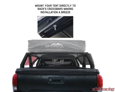 Overland Vehicle Systems Mid Size Trucks Mid Height Rack Chevy | Ford  | Jeep 1999+ - 22030304