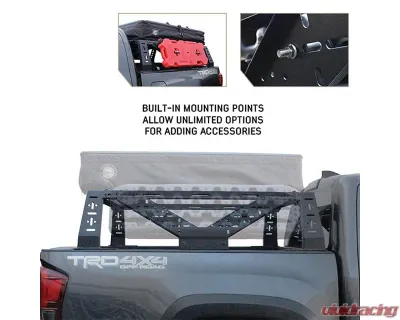 Overland Vehicle Systems Mid Size Trucks Mid Height Rack Chevy | Ford  | Jeep 1999+ - 22030304