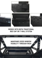 Overland Vehicle Systems Mid Size Trucks Mid Height Rack Chevy | Ford  | Jeep 1999+                                     - 22030304 - Image 7