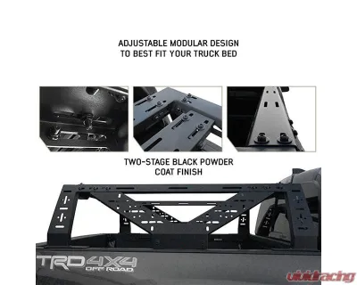 Overland Vehicle Systems Mid Size Trucks Mid Height Rack Chevy | Ford  | Jeep 1999+ - 22030304