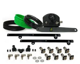 Overland Vehicle System Black 4 Tire Inflation System Jeep Gladiator 2019-2025