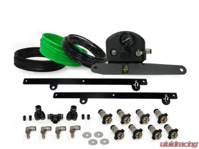 Overland Vehicle System Black 4 Tire Inflation System Jeep Gladiator 2019-2025 - 228-1819
