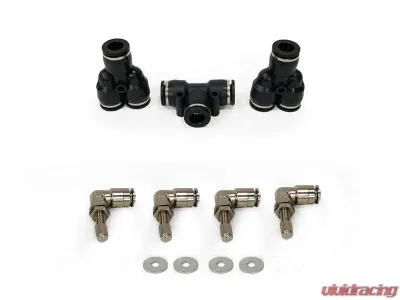 Overland Vehicle System Black 4 Tire Inflation System Jeep Gladiator 2019-2025 - 228-1819