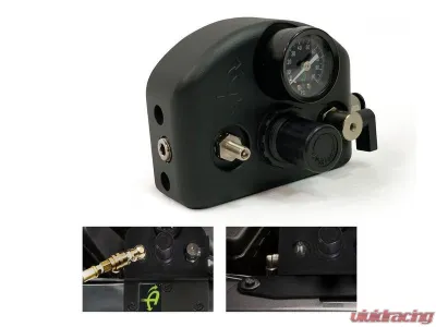 Overland Vehicle System Black 4 Tire Inflation System Jeep Gladiator 2019-2025 - 228-1819