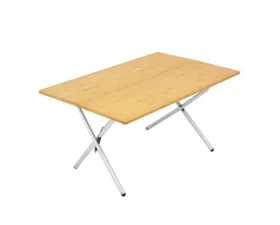 Overland Vehicle System Kick It Bi-Fold Camp Table Wood Base & Storage Bag