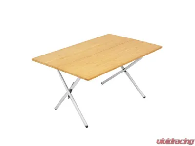 Overland Vehicle System Kick It Bi-Fold Camp Table Wood Base & Storage Bag - 30100031