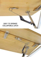 Overland Vehicle System Kick It Bi-Fold Camp Table Wood Base & Storage Bag                                     - 30100031 - Image 6