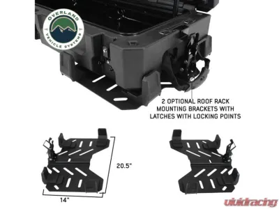 Overland Vehicle System New Storage Box Roof Rack Mount - 40400007