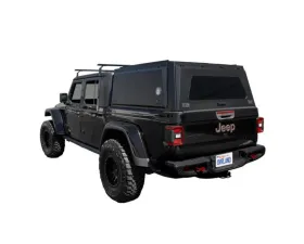Overland Vehicle Systems Expedition Truck Cap W/Full Wing Doors W/ Full Window, Front and Rear Windows & 3rd Brake Light Jeep Gladiator 5' Bed 2020-2025